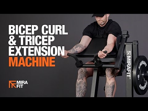 Mirafit Bicep Curl & Tricep Extension Machine