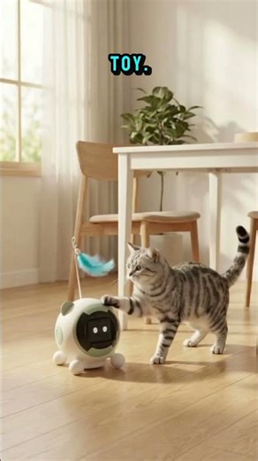 An interactive companion —with you and your cat.