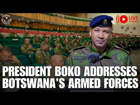 LIVE: President Duma Boko Opens BDF 20th Strategic Conference | Botswana Armed Forces 2025