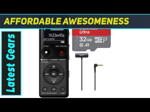 Sony ICD-UX570 Bundle: The Best Compact Voice Recorder for Crystal Clear Audio!