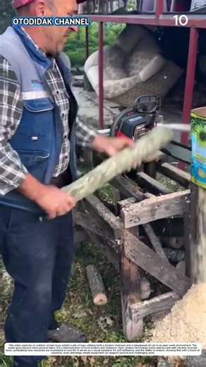 Wood Cutting: How Chainsaw Transforms Tree Trunks Into Firewood