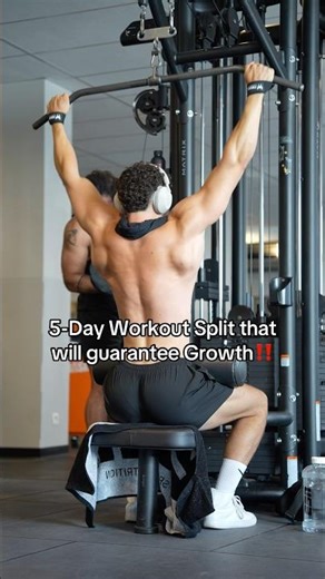 5-day workout Split that will guarantee Results! Training Programs link 🔗 in bio