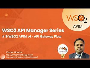 19. WSO2 APIM v4 - API Gateway Flow
