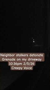 Neighbor Stalkers Detonate “Bomb” on Driveway Headlights Seen left to Right JACKSON CTY, KY #shorts