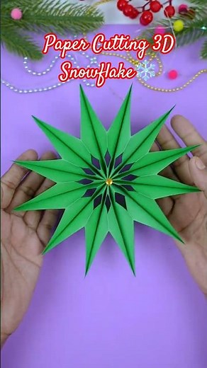 Paper Snowflake Art ❄️🖼️Create Stunning Winter Decorations