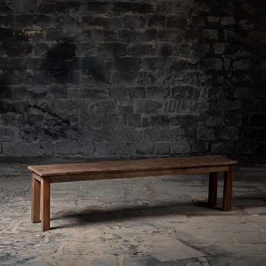 Reclaimed Wood Dining Bench: Rustic Farmhouse Hallway Bench - Etsy