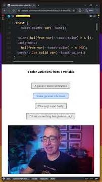 4 color variations from 1 variable super easily