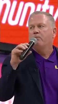 Did Brian Kelly fake a southern accent at his LSU Intro? 😂