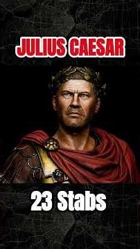 Julius Caesar - 23 Stabs And The Final Words #history #historicalfigures #worldhistory
