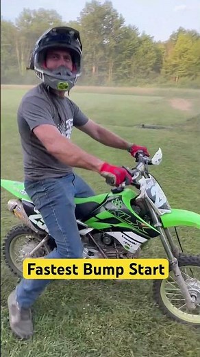 Fastest Pit Bike Bump Start! #3SRTV #PitBike #3SeasNation #Kawaski #KLX110
