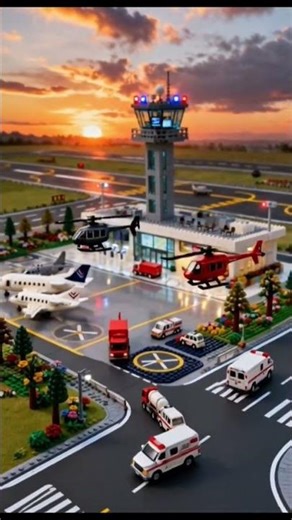 airport in lego city. #shorts #reels #lego
