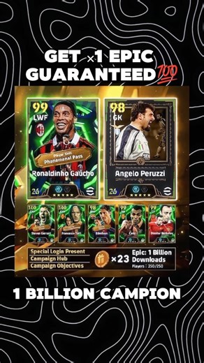 1 BILLION CAMPAIGN PLAYERS PROGRESSION 👀🔥#football #efootball #gamingshorts