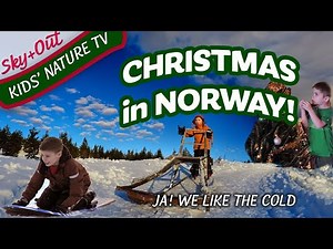 Christmas in Norway: Kids outside & celebrating traditions together! Koselig & Hygge