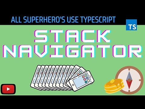 Stacknavigator & Typescript with Expo [2021]