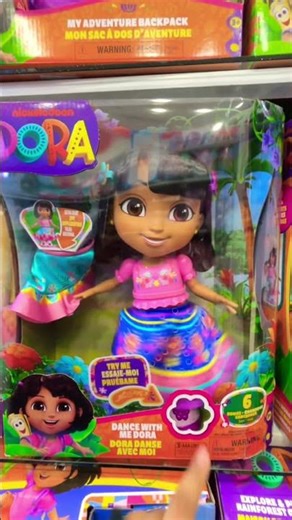 CLICK IT AND DORA WILL DANCING ALL THE TIME SCARY/CUTE?? #doratheexplorer #dora #nickelodeon #toys