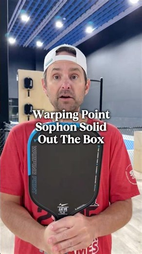 Warping Point Sophon Pickleball Paddle has balanced power and control