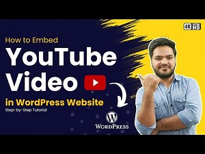 How to Embed YouTube Video in WordPress Website Using Elementor | Step-by-Step Tutorial 2024