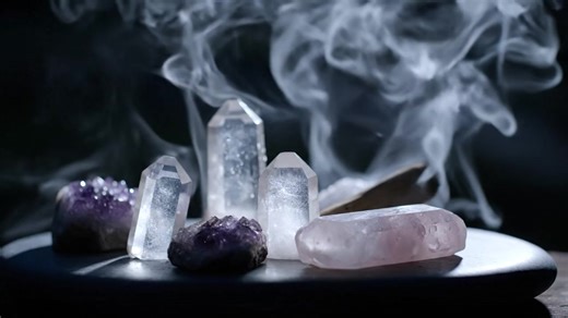 CRYTSAL CLEANSING EXPLAINED SIMPLY!! Thank F**k!! Your crystal isn't broken, it's just dirty. Here's how to fix it. 🔮 Crystals absorb energy—that's their job. Using them for sleep, stress, or chakra work? They're pulling in your emotional baggage. They need regular cleansing, just like you need regular showers. Not woo-woo. Practical energetic hygiene. 5 CLEANSING METHODS: 🌙 MOONLIGHT (Universal - ALL crystals) Place on windowsill or outside during full moon overnight. Bring in before harsh su