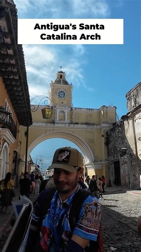 Antigua's Santa Catalina Arch #travel #architecture #history