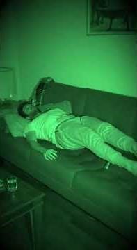 Dog Senses Something We Can’t See…#nightvision #paranormal #ghosttok #creepyfootage #caughtoncamera