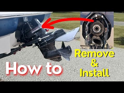 How To Remove & Install Mercury Out Drive / bell housing ( Replace Bellows )