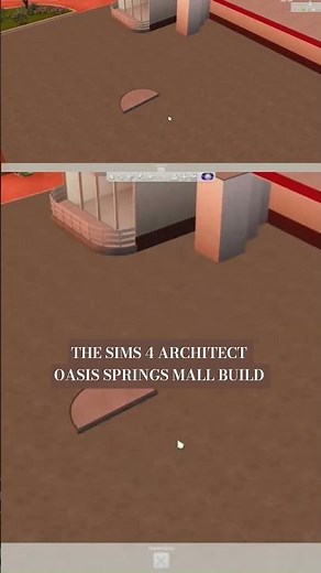 SIMS 4 OASIS SPRINGS MALL BUILD #sims4 #sims4build #sims4mall
