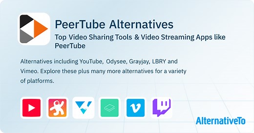 Great PeerTube Alternatives: Top Video Sharing Tools in 2026