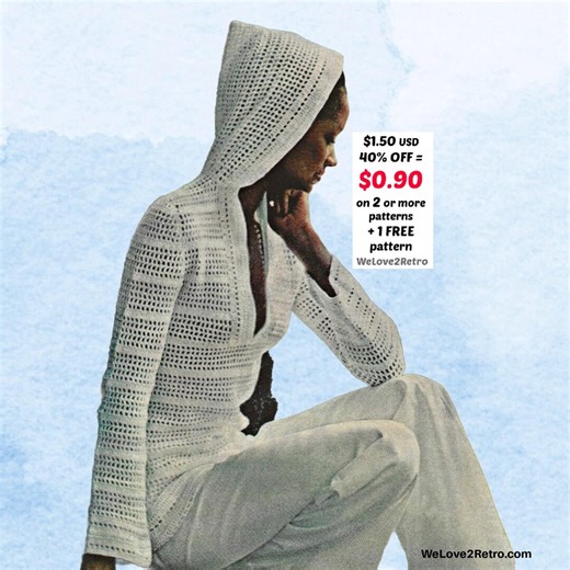 RETIREMENT-SALE*** Filet Crochet Sweater Pattern - Lacy Hooded Summer Top Pullover Women’s Jumper PDF - Etsy