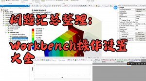 【7】问题汇总：Workbench常用操作设置大全