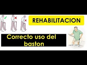 Como usar el bastón adecuadamente (Fisioterapia - Rehabilitación)