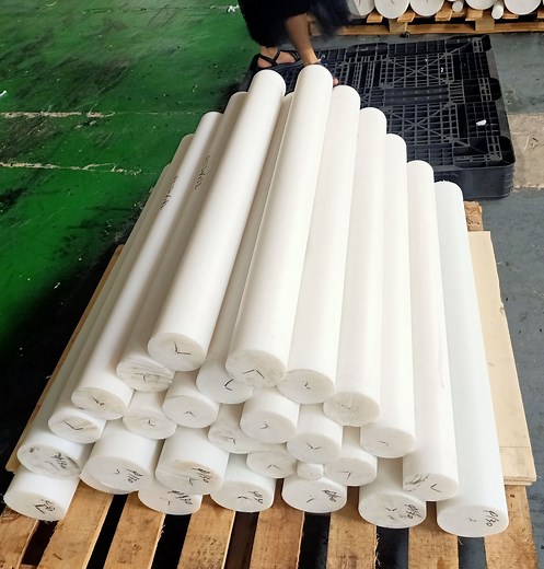 [Hot Item] Stocked Ultra High Molecular Weight (UHMW) Polyethylene Conductive Black Rod UHMW-PE