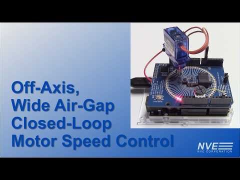 Off-Axis, Wide Air-Gap Closed-Loop Motor Speed Control with Arduino