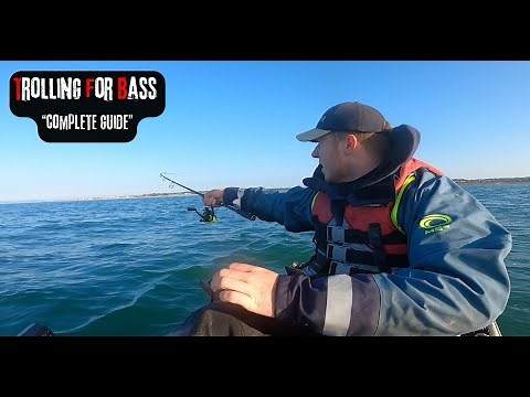 Kayak Fishing For BASS - A Complete Guide On How To Troll Lures To Catch Bass! - SEA FISHING UK