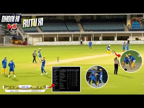 CSK Practice Match 2025 Full Video | Dhoni XI vs Rutu XI CSK Intra Squad Practice Match 2025