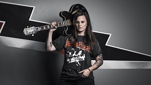 Emily Wolfe unveils Epiphone Sheraton Stealth guitar and "No Man" performance: Interview   Giveaway