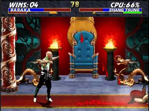 Ultimate Mortal Kombat 3 mix Baraka gameplay