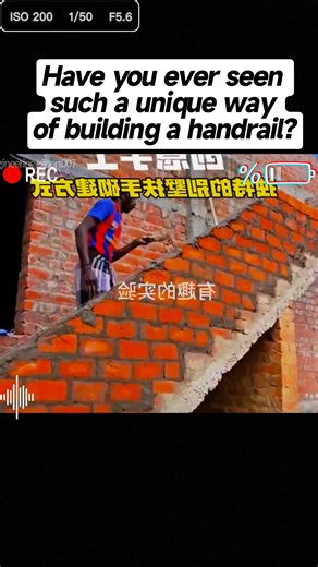 Have you ever seen such a unique way of building a handrail？#fyp #for... | Learning 2K