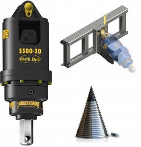 Skid Steer Log Splitter Auger Package - The Attachment Company