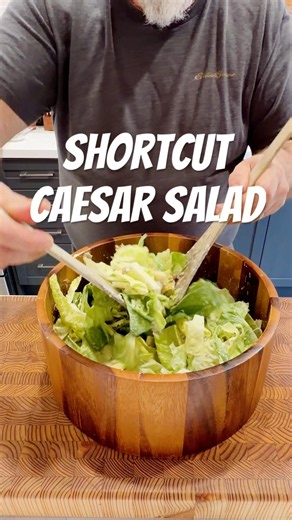 Shortcut classic Caesar salad for quick weekday meals