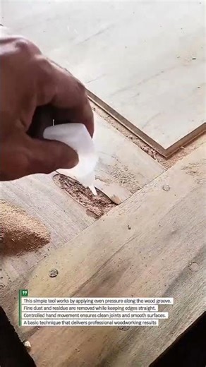 Perfect Wood Groove Cleaning with Simple Sanding Block #Woodworking #Carpentry #USA