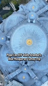 The famed Blue Mosque — iconic to Istanbul and to Islam worldwide — welcomed the leader of the world's 1.5 billion Catholics on Saturday. Pope Leo’s first overseas trip as pontiff is centered on peace and unity across faiths and nations. | CBS Mornings