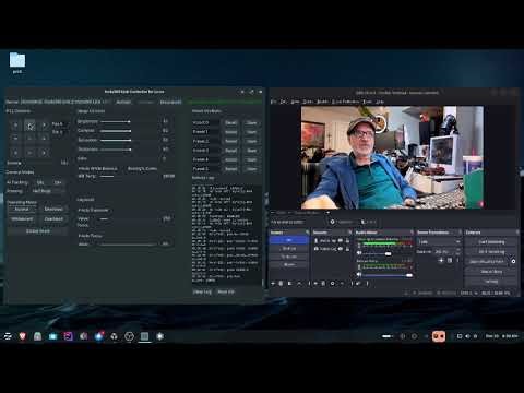 Demo of Linux webcam controller for Insta360 Link 1 and Link 2 with the help of some AI