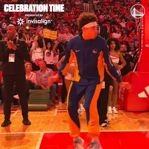 Feelin' good heading into a crucial week. Invisalign || Celebration Time | Golden State Warriors