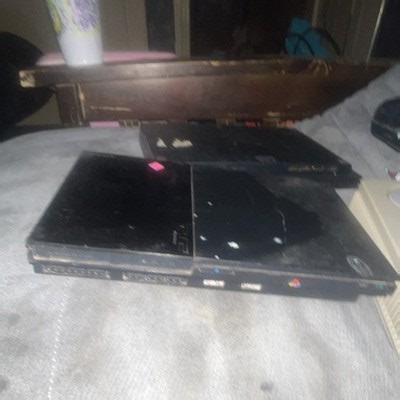 Sony PlayStation 2 Slim Black Console USB Ethernet Home Video Game System | eBay