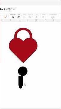 Build a Heart Lock in Cricut Design Space Using Free Shapes | Build a Shape #designspacetutorial