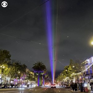 1.3K views · 19 reactions | PRIDE MONTH: A laser art installation was part of Pride Month celebrations in San Francisco on Saturday (6/24). The nonprofit arts group Illuminate organized the rainbow light display and called it the world's largest pride flag, adding that it stretched over four miles. | KWCH 12 News | Facebook