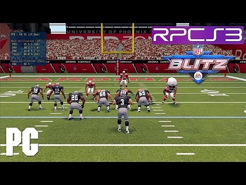 PS3 NFL Blitz 2012 on PC 4k IR 60fps RPCS3