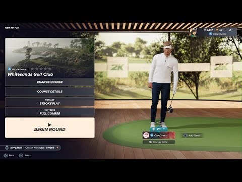 PGA TOUR 2K25: Whitesands Golf Club Look-in