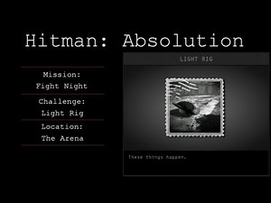 Hitman: Absolution Challenge Guide - Light Rig - Fight Night
