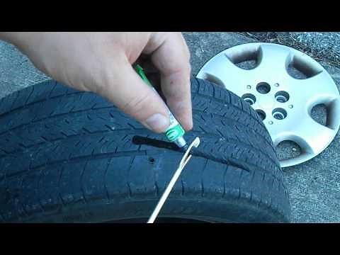 How to Repair a Punctured Tire